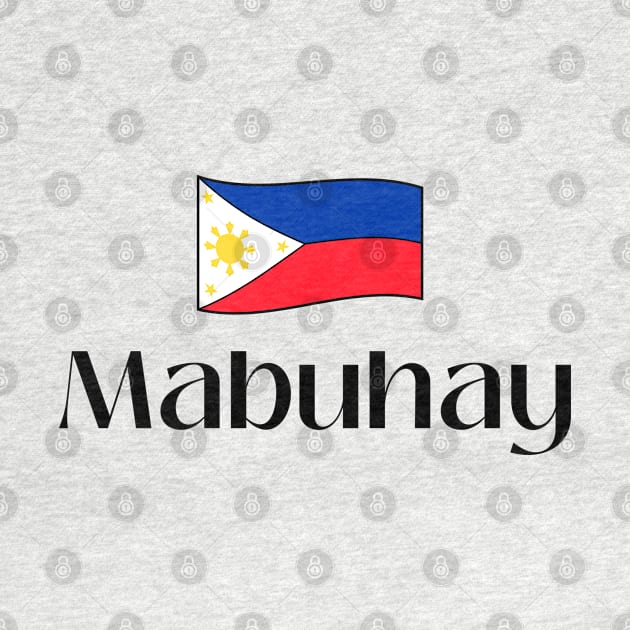 Pinay Filipino Philippines Flag Mabuhay by CatheBelan